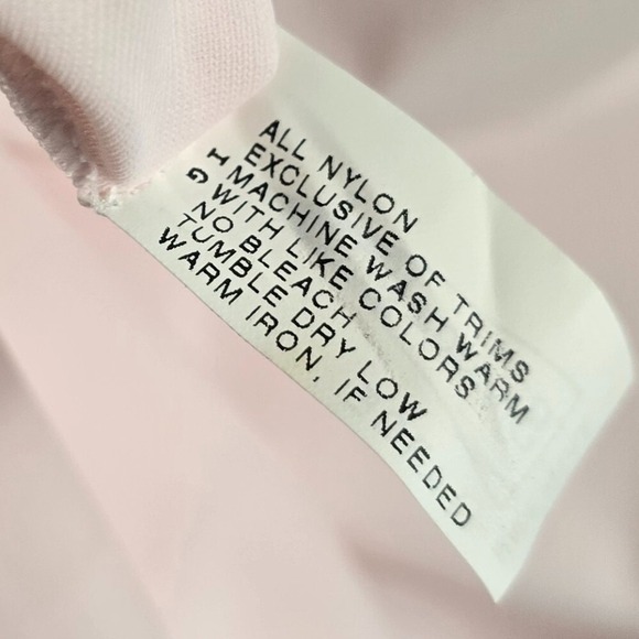 Shadowline Lrge Nightgown + Robe Set Pink Lace Elegant Nightwear Vintage 80s NWT - Picture 9 of 14